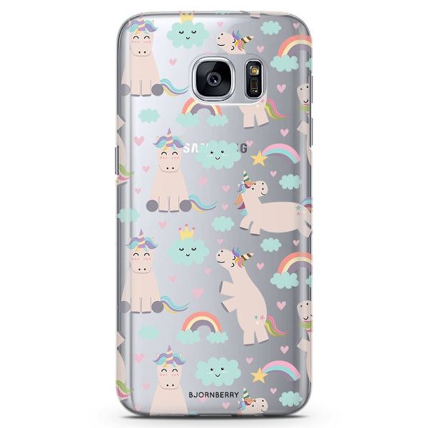 Bjornberry Samsung Galaxy S7 TPU Skal - Enhörningar