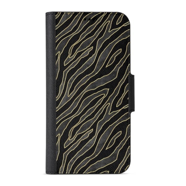 Naive iPhone 11 Plånboksfodral - Golden Zebra