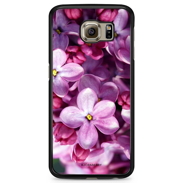 Bjornberry Skal Samsung Galaxy S6 Edge - Lila Vårblommor