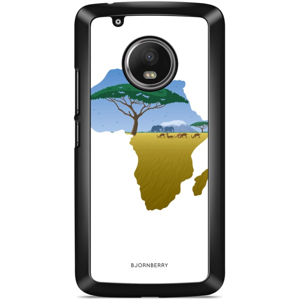 Bjornberry Skal Moto G5 Plus - Afrika Vit