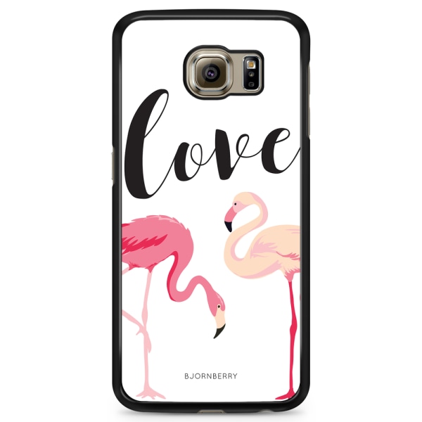 Bjornberry Skal Samsung Galaxy S6 Edge - Love Flamingo