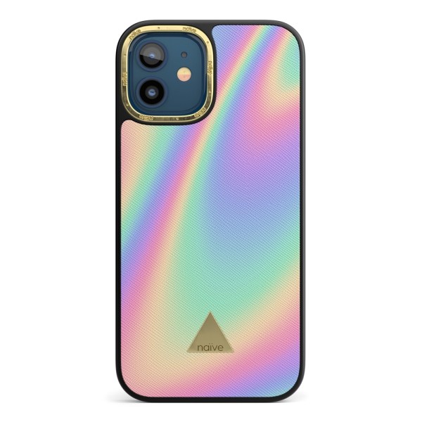 Naive iPhone 12 Skal - Rainbow