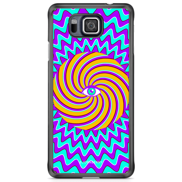 Bjornberry Skal Samsung Galaxy Alpha - Färgglad Hypnotisk