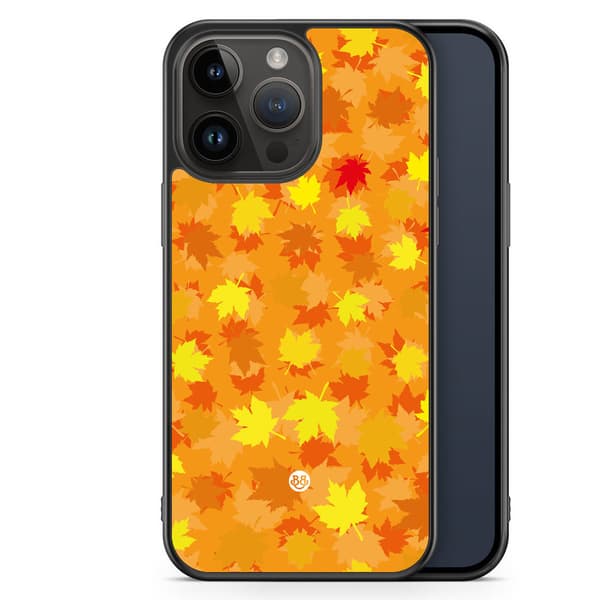 Bjornberry Skal iPhone 14 Pro Max - Orange/Röda Löv