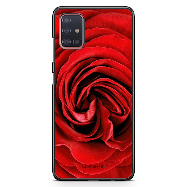 Bjornberry Skal Samsung Galaxy A51 - Röd Ros