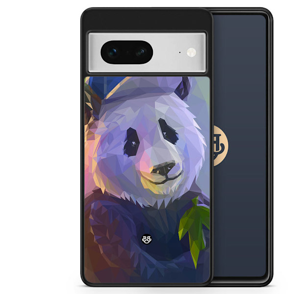 Bjornberry Skal Google Pixel 7 - Färgglad Panda