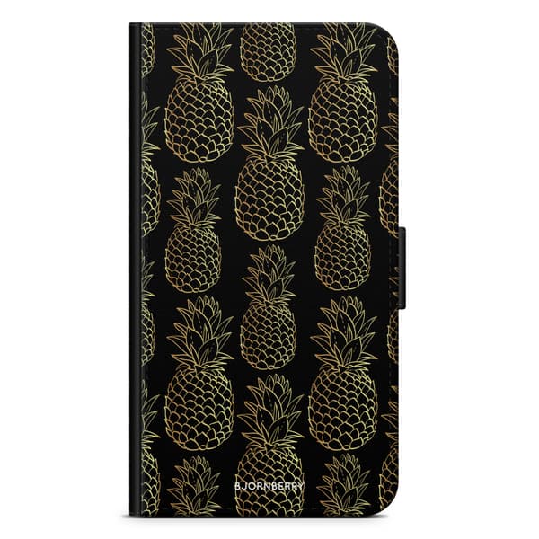 Bjornberry Plånboksfodral Google Pixel - Guldiga Ananas