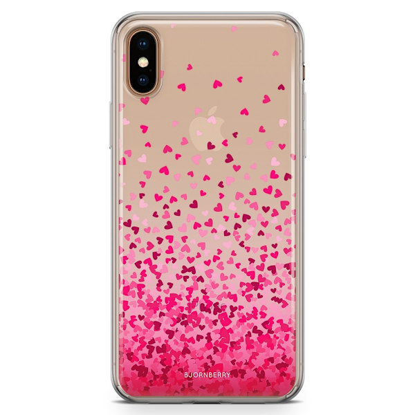 Bjornberry Hybrid Skal iPhone Xs Max  - Hjärtkonfetti