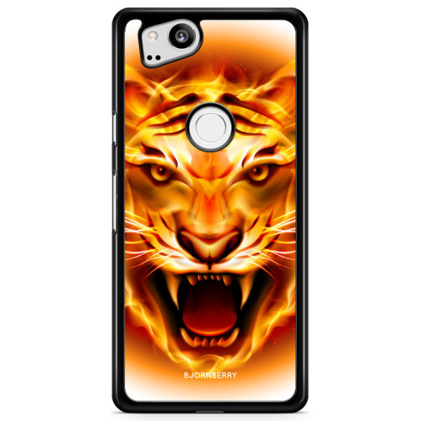 Bjornberry Skal Google Pixel 2 - Flames Tiger