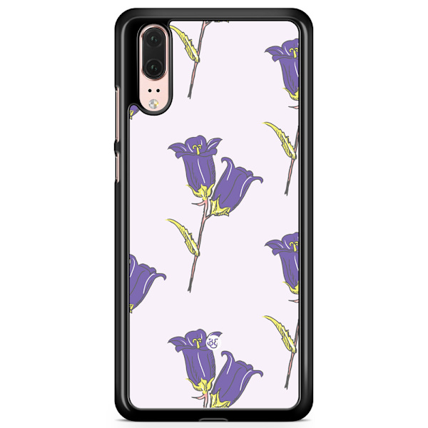 Bjornberry Skal Huawei P20 - Vilda Lila Blommor