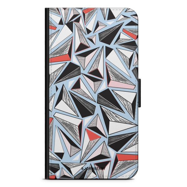 Bjornberry Plånboksfodral iPhone X / XS - Triangelmönster