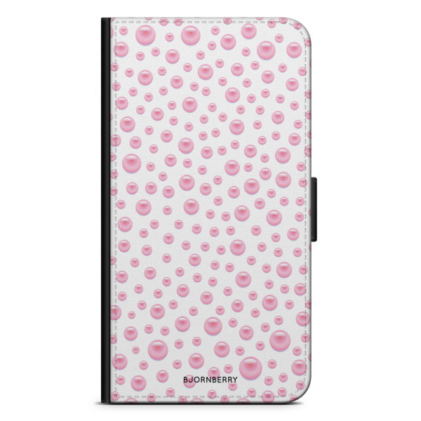 Bjornberry Plånboksfodral OnePlus 7 - Rosa Pärlor