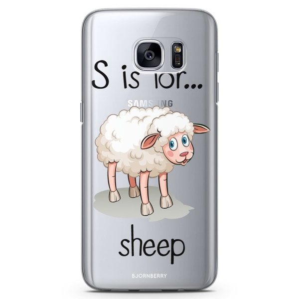 Bjornberry Samsung Galaxy S7 TPU Skal - S is for Sheep