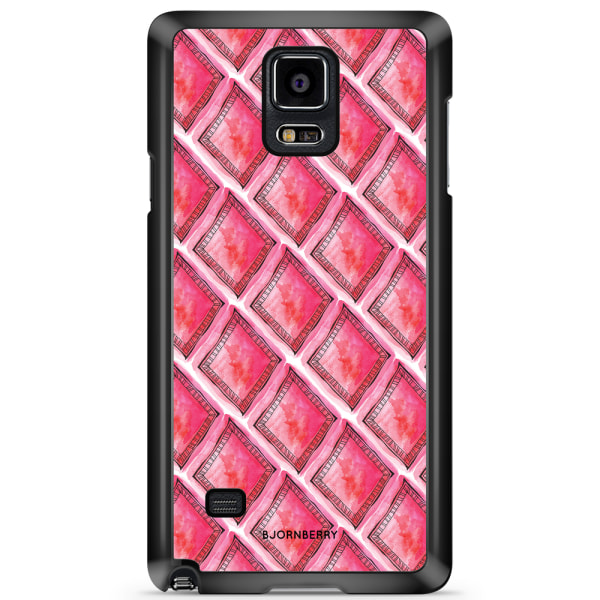 Bjornberry Skal Samsung Galaxy Note 4 - Röd Rhombus
