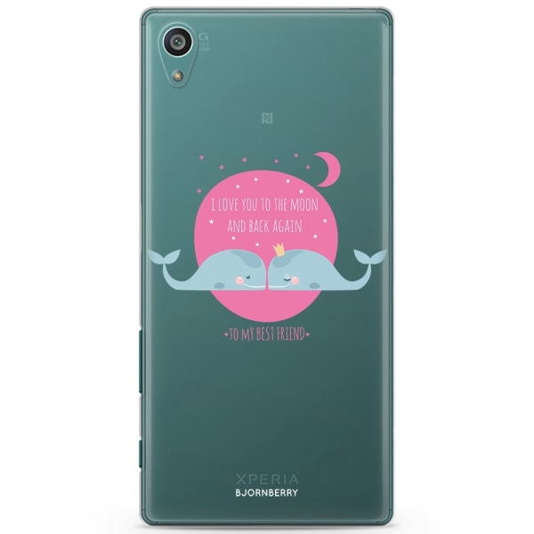 Bjornberry Sony Xperia Z5 Compact TPU Skal -Love You To The Moon