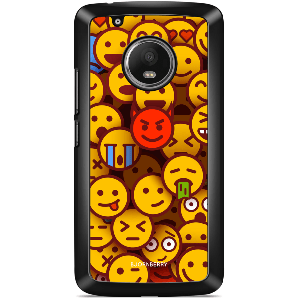 Bjornberry Skal Moto G5 Plus - Emojis