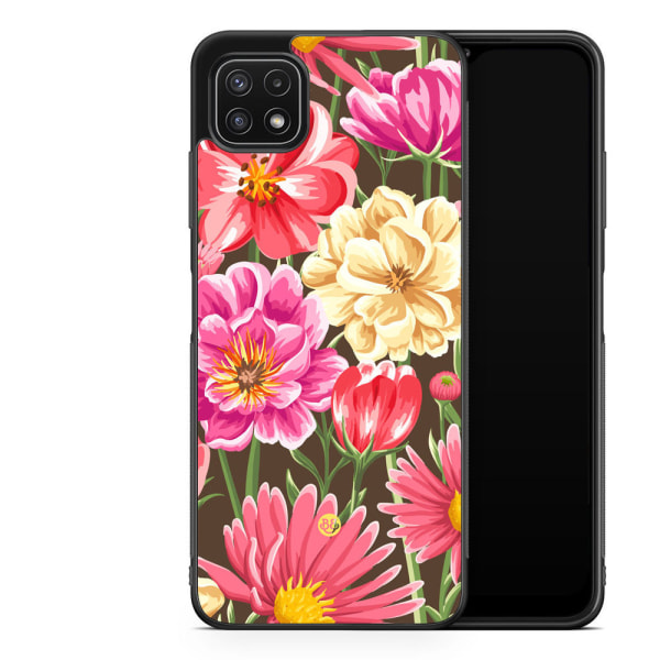 Bjornberry Skal Samsung Galaxy A22 5G -Sömlösa Blommor