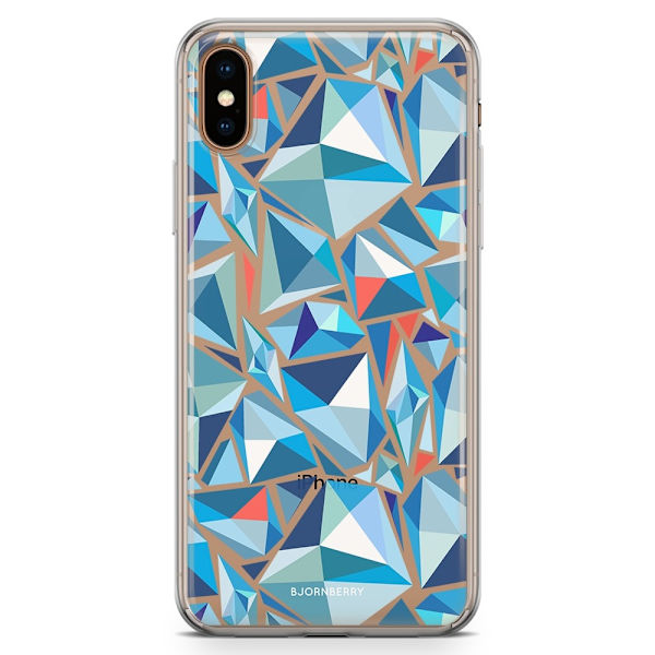 Bjornberry Hybrid Skal iPhone Xs Max  - Polygoner