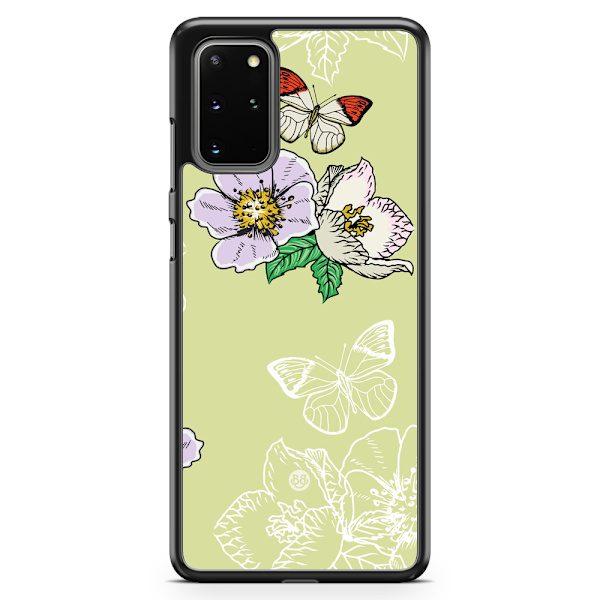 Bjornberry Skal Samsung Galaxy S20 Plus - Fjärilsblomma