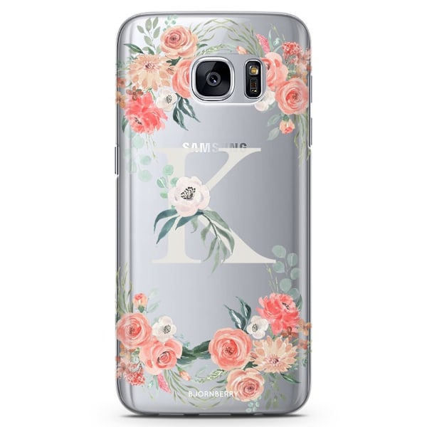 Bjornberry Samsung Galaxy S6 Edge TPU Skal -Monogram K