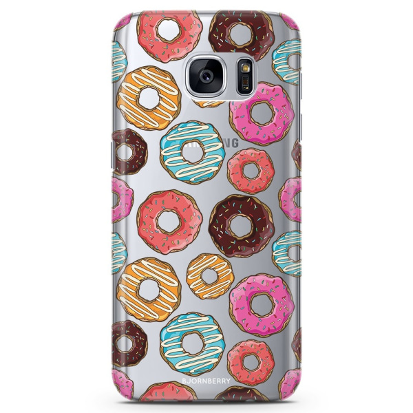Bjornberry Samsung Galaxy S7 TPU Skal - Donuts