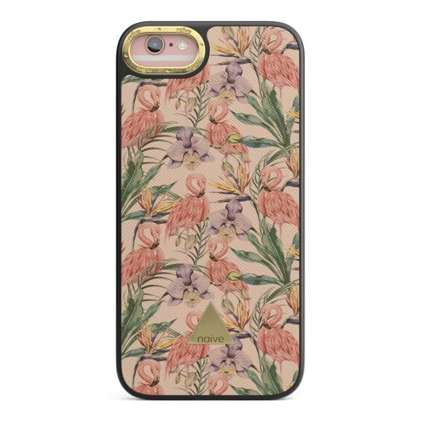 Naive iPhone 6/6s Skal - Flamingos & Flowers