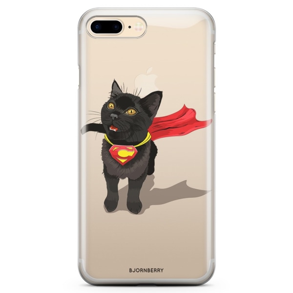 Bjornberry iPhone 7 Plus TPU Skal - Super Katt