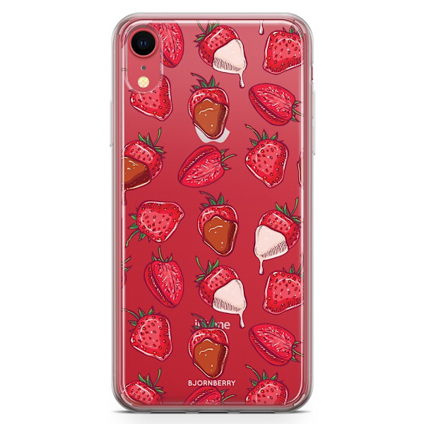 Bjornberry Hybrid Skal iPhone XR  - Strawberry Chocolate