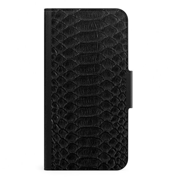 Naive iPhone 13 Pro Plånboksfodral - Black Snake