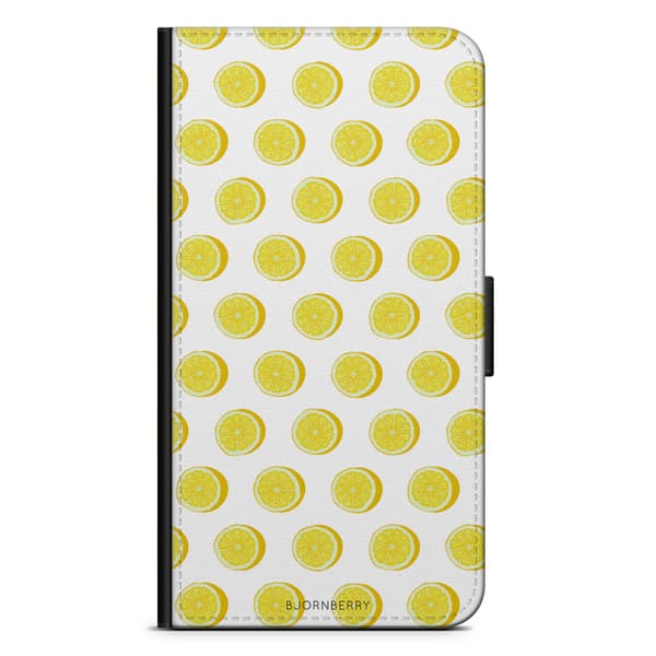 Bjornberry Plånboksfodral Google Pixel - Citroner Vit