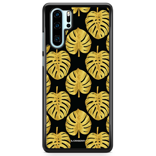 Bjornberry Hårdskal Huawei P30 Pro - Guld Monstera