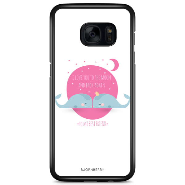 Bjornberry Skal Samsung Galaxy S7 Edge - Love You To The Moon