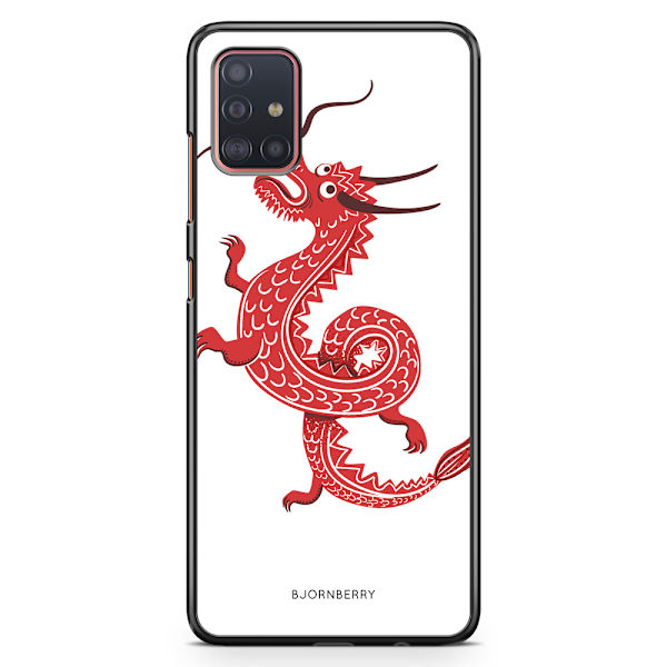 Bjornberry Skal Samsung Galaxy A51 - Röd Drake