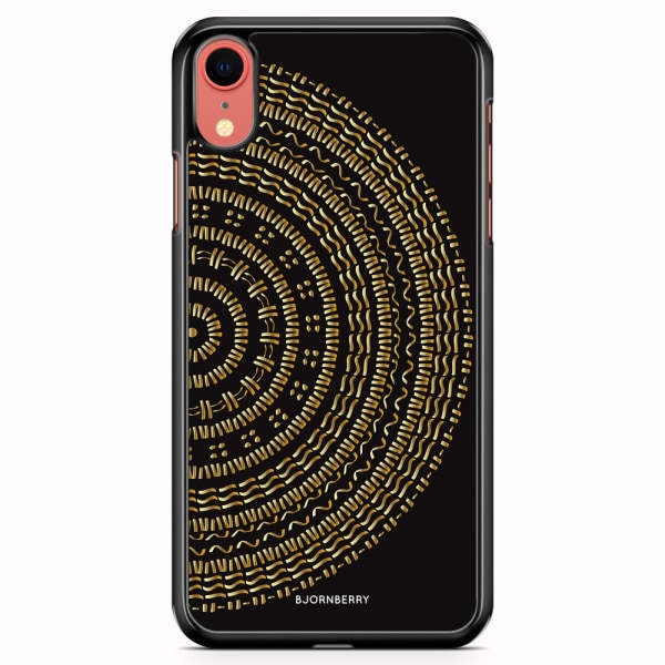 Bjornberry Skal iPhone XR - Mandala Guld/Svart