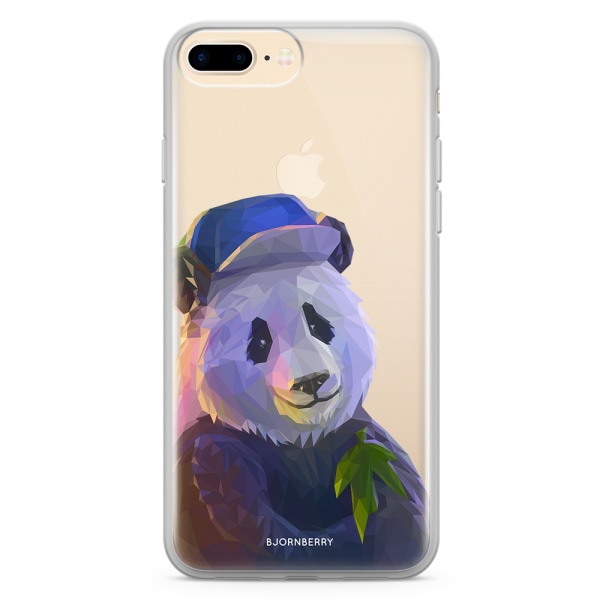 Bjornberry Skal Hybrid iPhone 7 Plus - Färgglad Panda