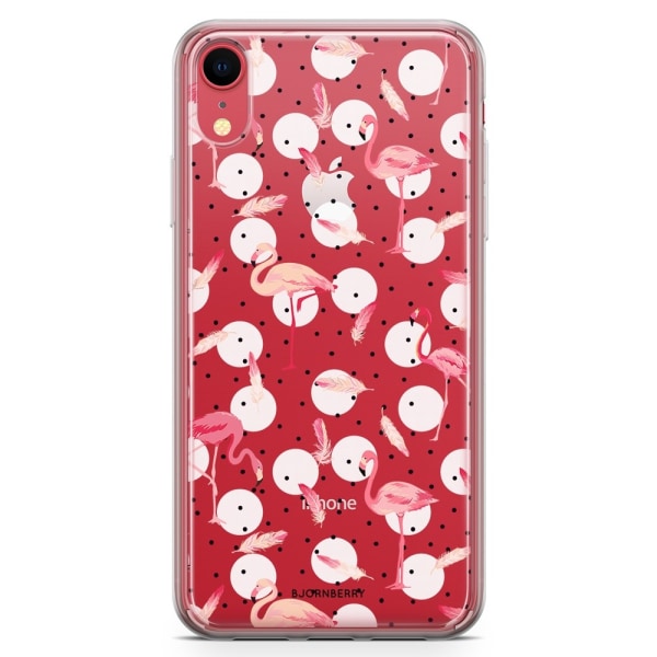 Bjornberry Hybrid Skal iPhone XR  - Flamingos