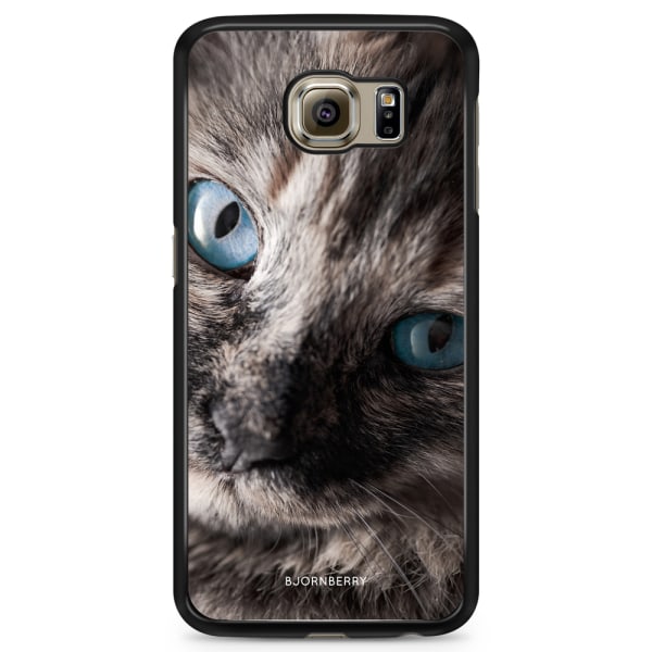 Bjornberry Skal Samsung Galaxy S6 Edge+ - Katt Blå Ögon