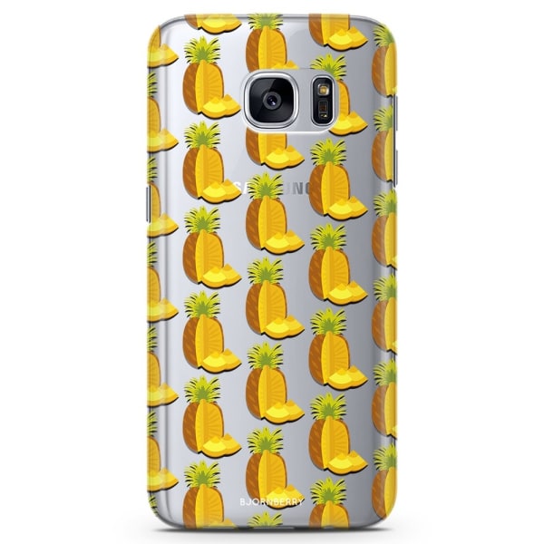 Bjornberry Samsung Galaxy S7 Edge TPU Skal -Ananas