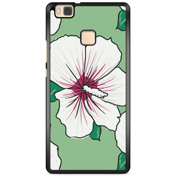 Bjornberry Skal Huawei P9 Lite - Gräddvita Blommor