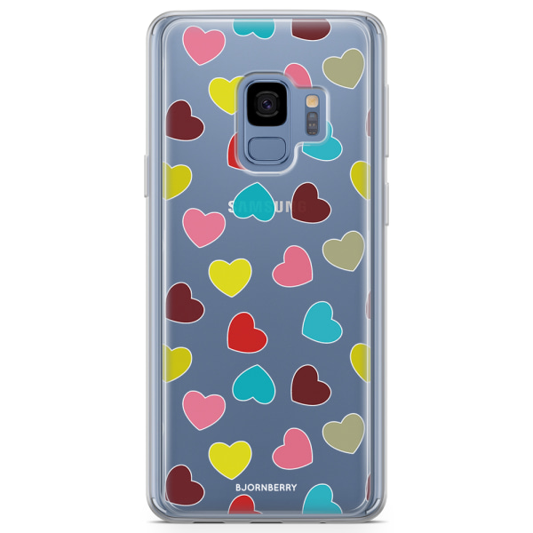 Bjornberry Skal Hybrid Samsung Galaxy S9 - Hjärtan