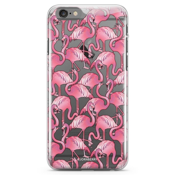 Bjornberry iPhone 6/6s TPU Skal - Flamingos