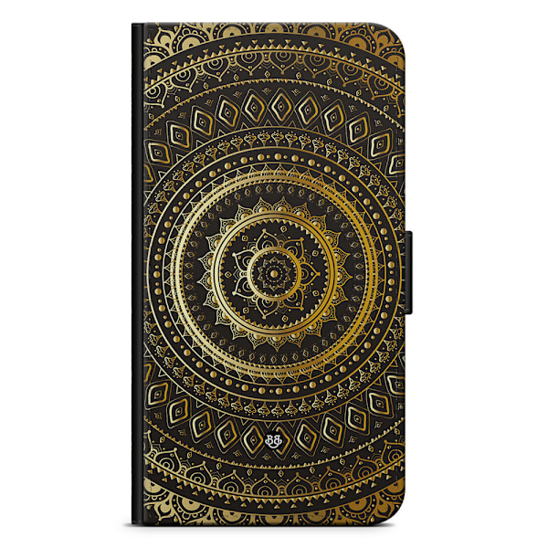 Bjornberry iPhone 14 Fodral - Guld Mandala