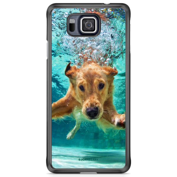 Bjornberry Skal Samsung Galaxy Alpha - Hund i Vatten