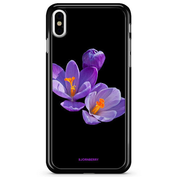 Bjornberry Skal iPhone X / XS - Lila Blommor