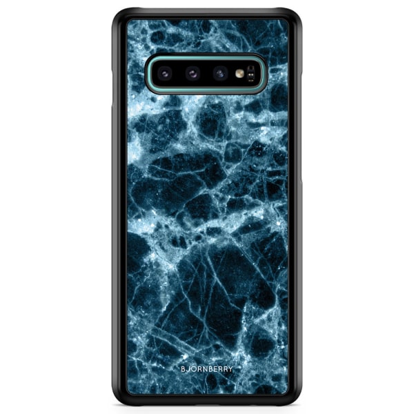 Bjornberry Skal Samsung Galaxy S10 - Blå Marmor