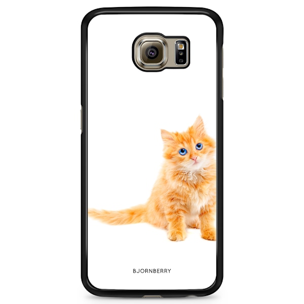 Bjornberry Skal Samsung Galaxy S6 Edge - Liten Brun Katt 7019 | Fyndiq