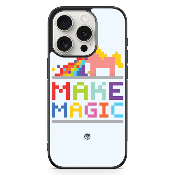 Bjornberry Skal iPhone 15 Pro - Enhörning Make Magic