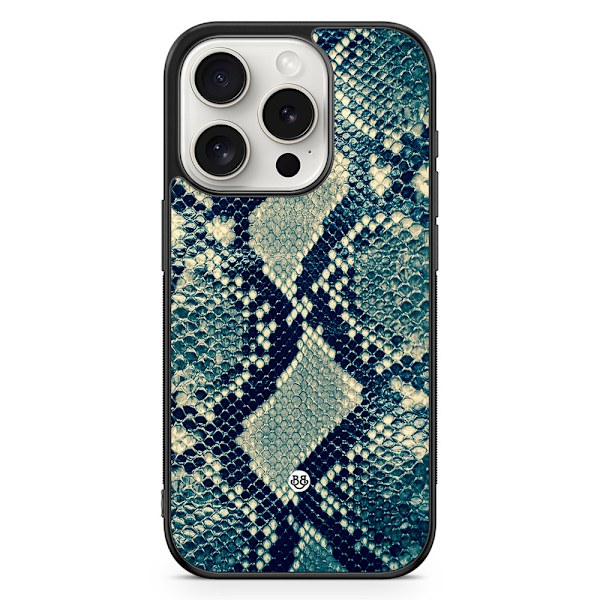 Bjornberry Skal iPhone 15 Pro - Blå Orm