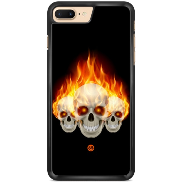 Bjornberry Skal iPhone 7 Plus - Flames Dödskallar