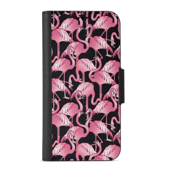 Naive iPhone 12 Plånboksfodral  - Flamingo